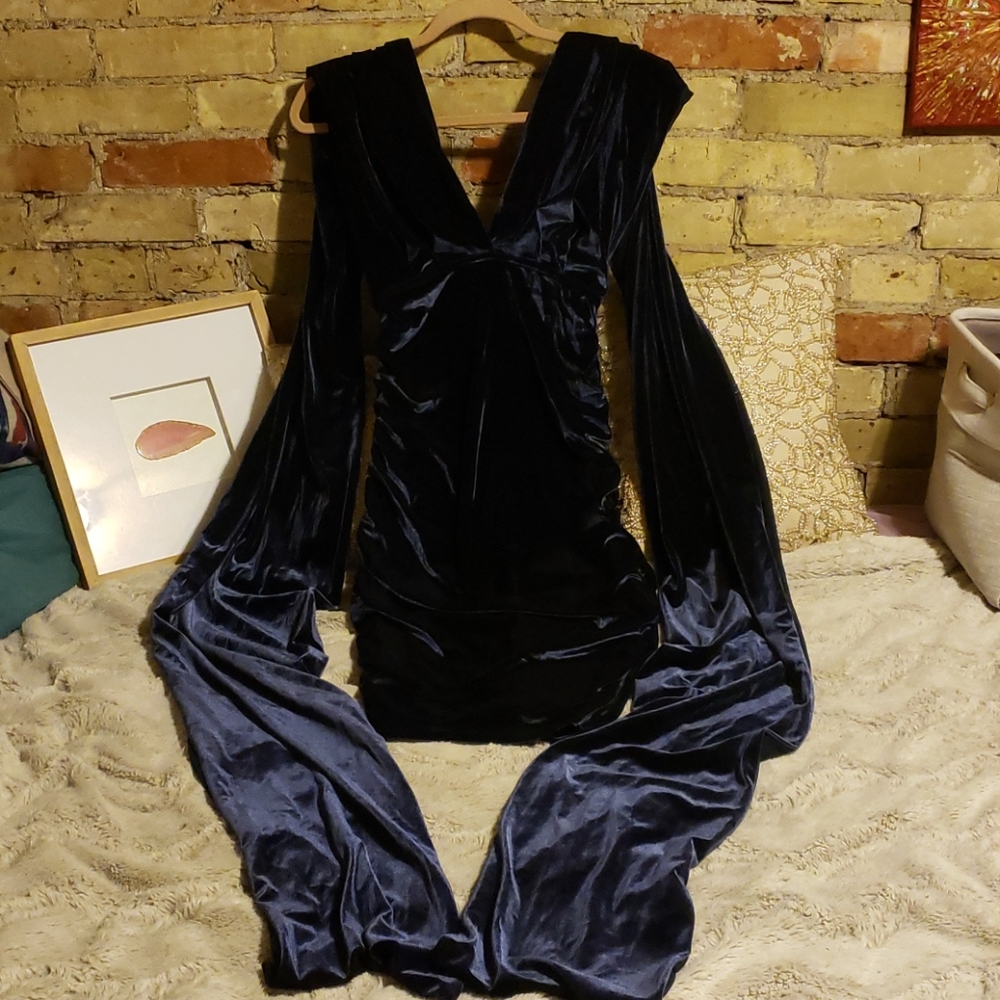 velvet dress